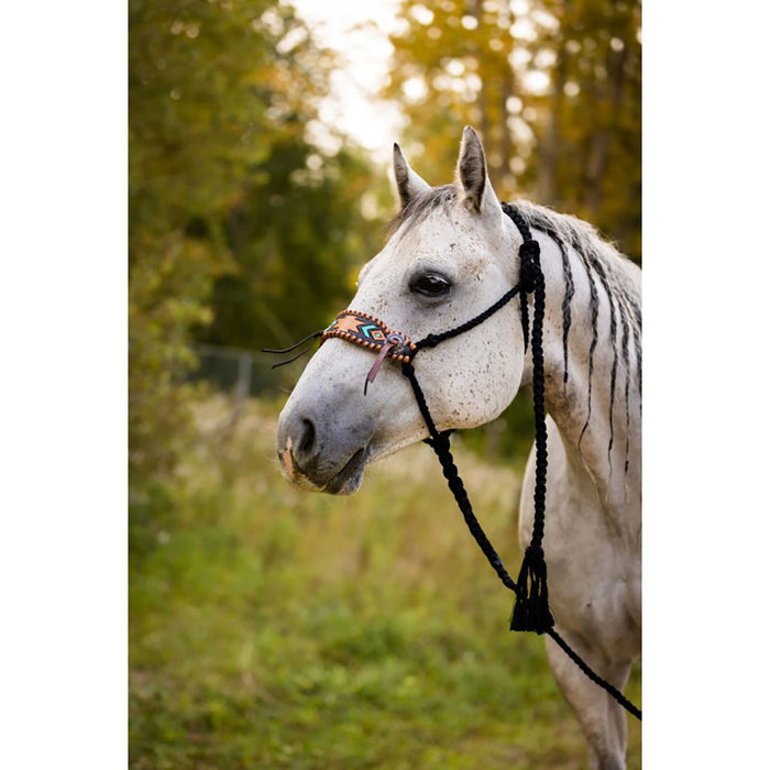 Schulz Equine Aztec Braided Rope Horse Halter
