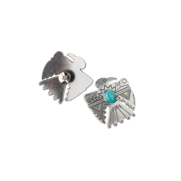 Schulz Equine 2 Pack 1.5in Silver Thunderbird Screwback Conchos