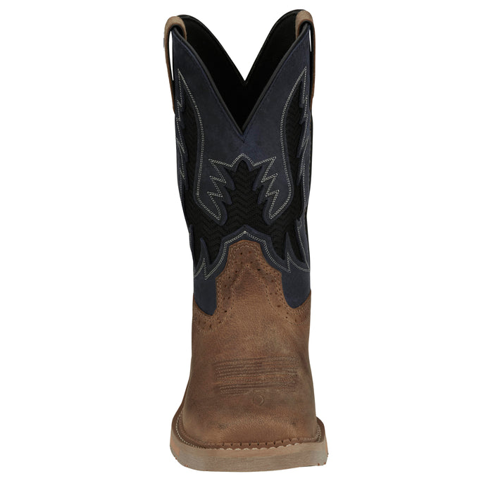 Justin Boot Company Mens Stampede Bolt Peanut Tan 11 In Top Soft Square Toe Work Boot