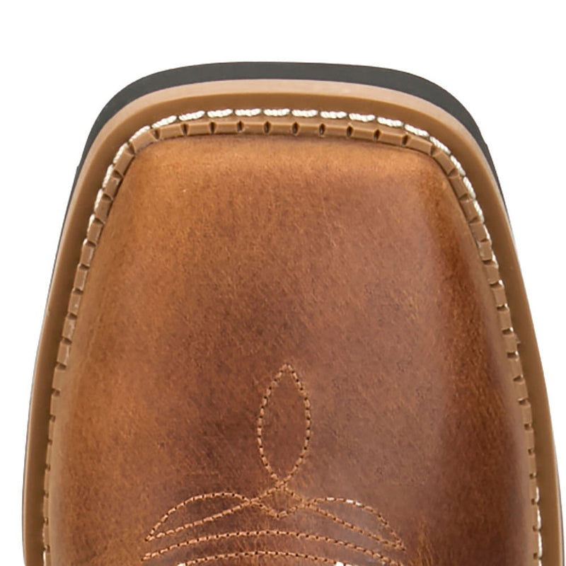 Justin Boot Company Men's Bolt Pecan 11in Comp Square Toe Waterproof Work Boot