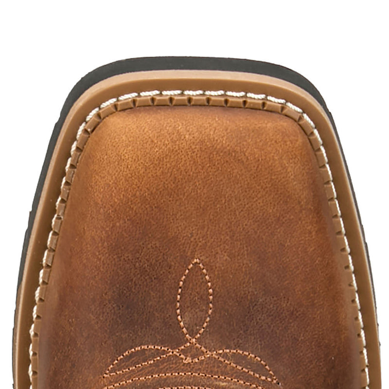 Justin Boot Company Men's Bolt Pecan 11in Soft Square Toe Work Boot