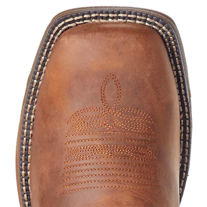 Justin Boot Company Women's Stampede Rush Tan Waterproof Soft Toe Work Boot
