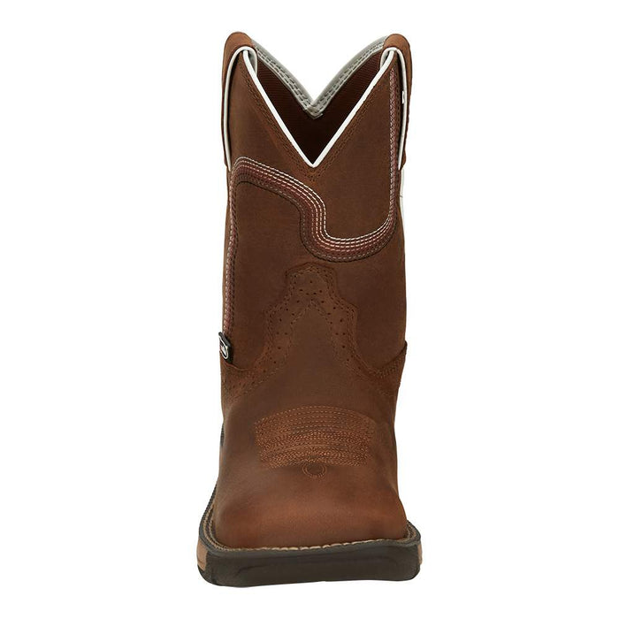Justin Boot Company Women Stampede Rush WP Soft Square Toe Work Boot