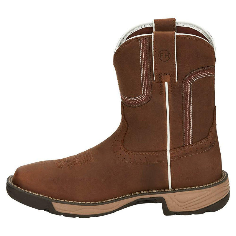 Justin Boot Company Women Stampede Rush WP Soft Square Toe Work Boot