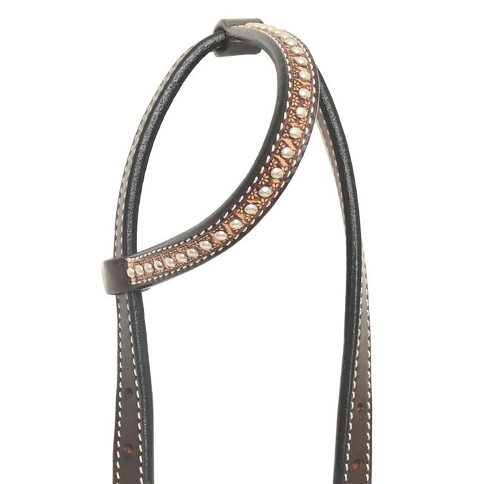 Rafter T Ranch Company Arrow Inlay Single Ear Headstall