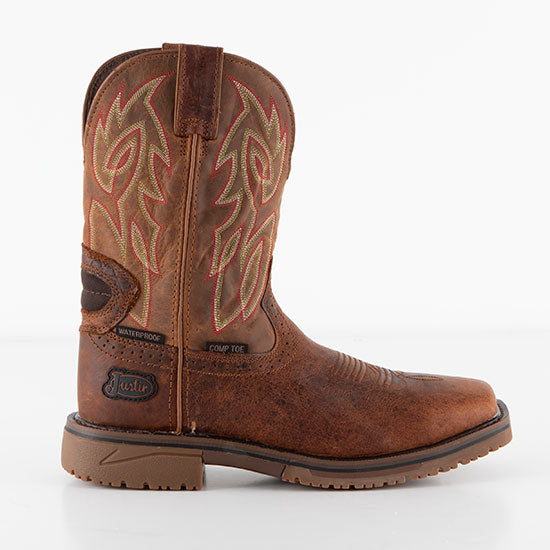 Justin Boot Company Wolfe Waterproof Nano Composite Toe Work Boots