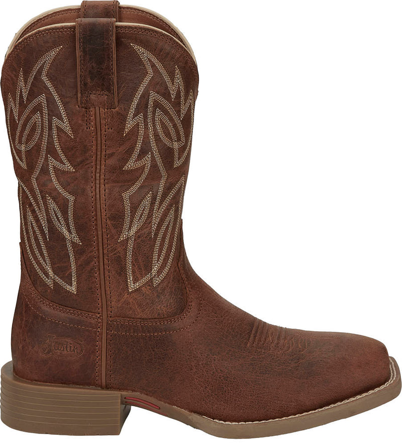 Justin Boot Company Men's Canter Amber Brown Stampede Boots