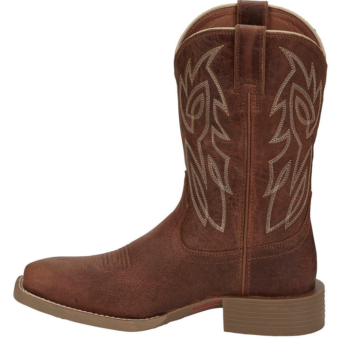 Justin Boot Company Men's Canter Amber Brown Stampede Boots