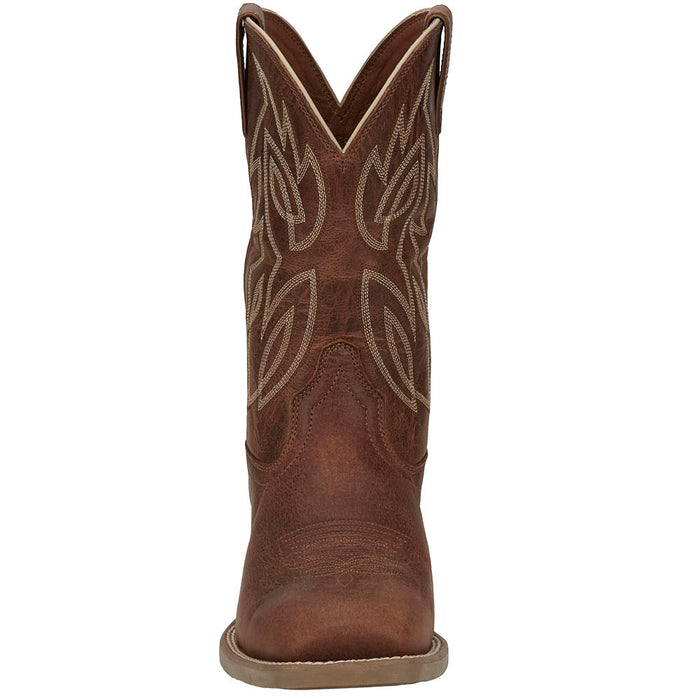 Justin Boot Company Men's Canter Amber Brown Stampede Boots