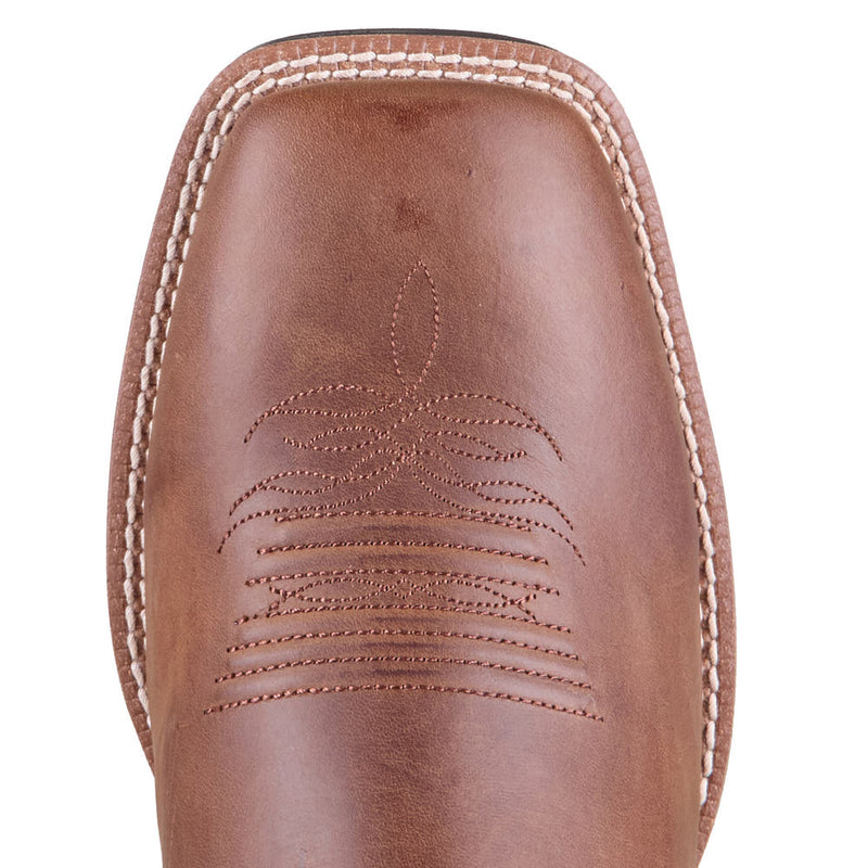 Justin Boot Company Men's Gage Brown Water Buffalo Vamp 11in Blue Top