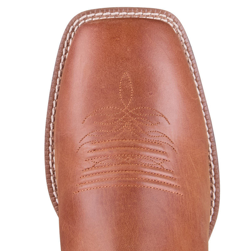 Justin Boot Company Men's Gage Tan Water Buffalo Vamp 11in Black Top