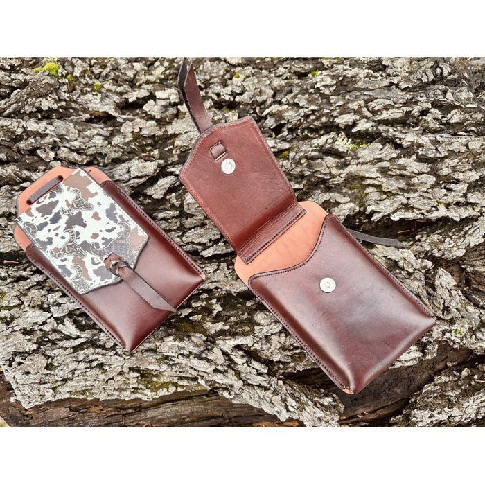 Schulz Equine Patterned Cell Phone Back Cinch Holder