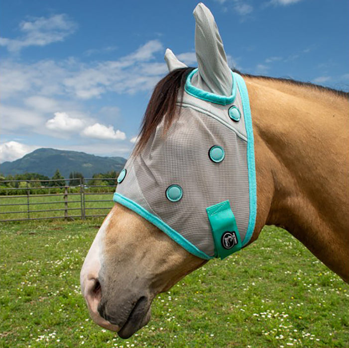 Schulz Equine Grey Magnetic Fly Mask