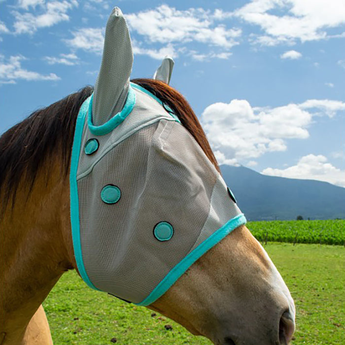 Schulz Equine Grey Magnetic Fly Mask