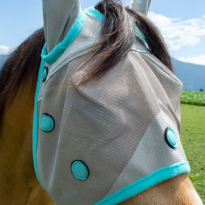 Schulz Equine Grey Magnetic Fly Mask