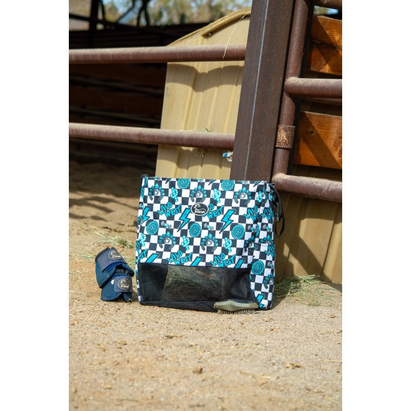 Schulz Equine Turquoise Glass Everything Equine Tote Bag