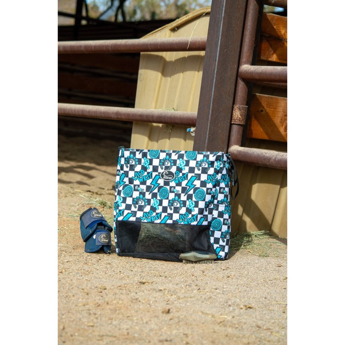 Schulz Equine Turquoise Glass Everything Equine Tote Bag