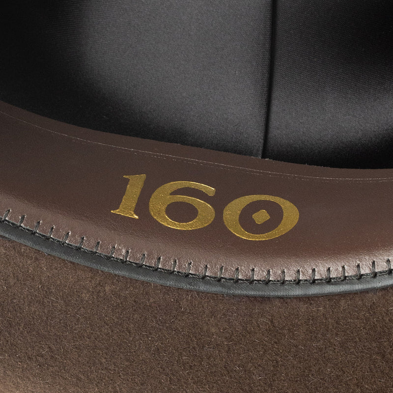 Stetson Hats 160th Anniversary 6X Chocolate Rancher 4in Brim