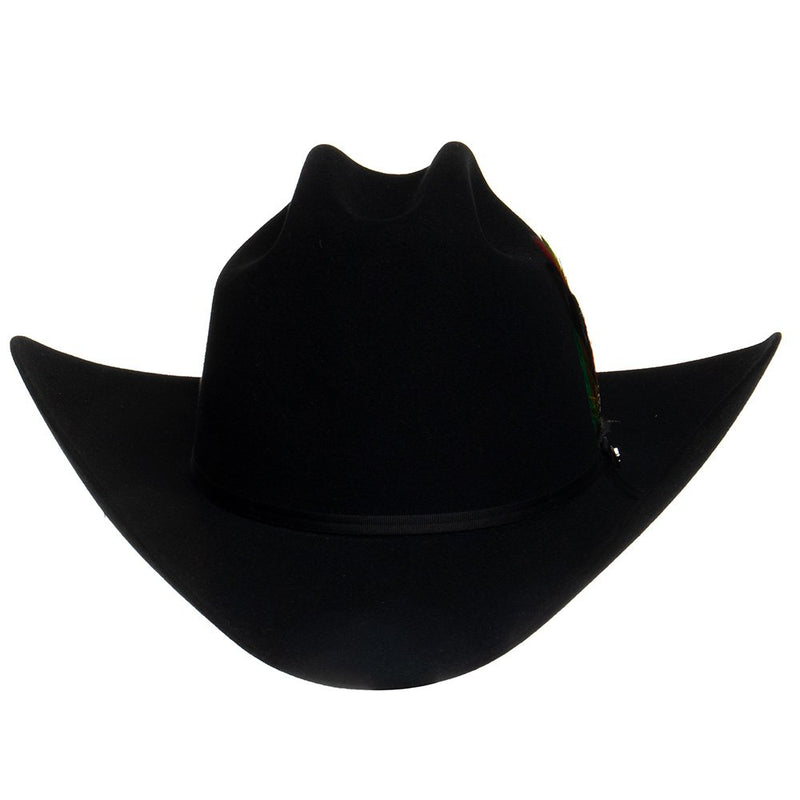 Stetson Hats 6X Precreased Rancher Black 4in. Brim Black Felt Cowboy Hat