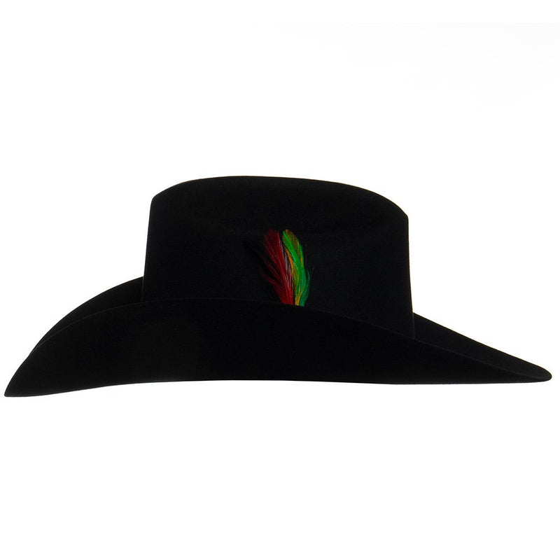 Stetson Hats 6X Precreased Rancher Black 4in. Brim Black Felt Cowboy Hat