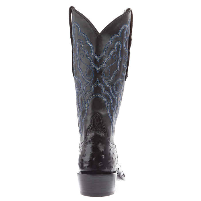 Tony Lama Men's Black Full Quill Ostrich Black Top