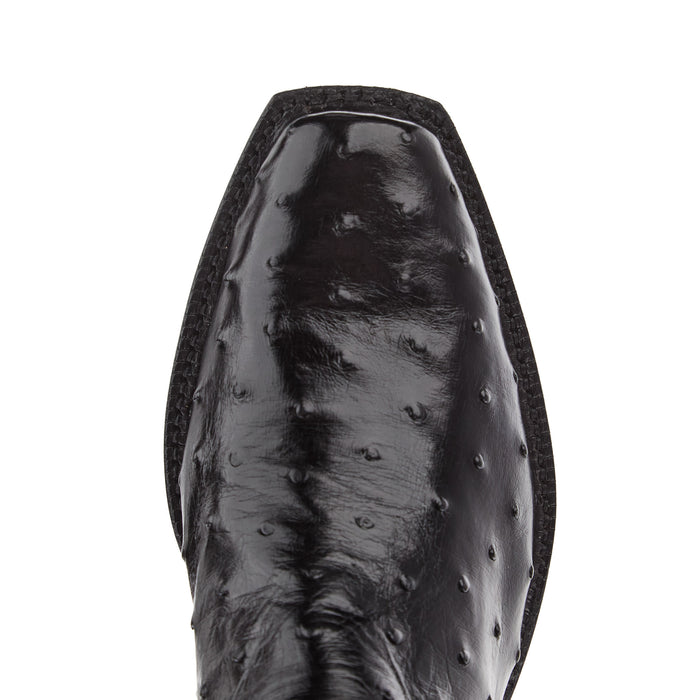 Tony Lama Men's Black Full Quill Ostrich Black Top