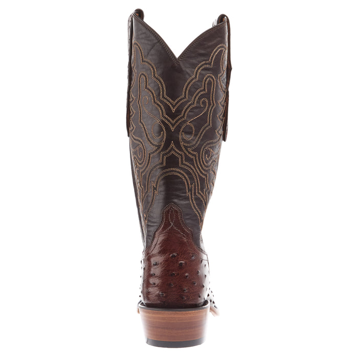 Tony Lama Men's Tobacco Full Quill Ostrich Tobacco Top