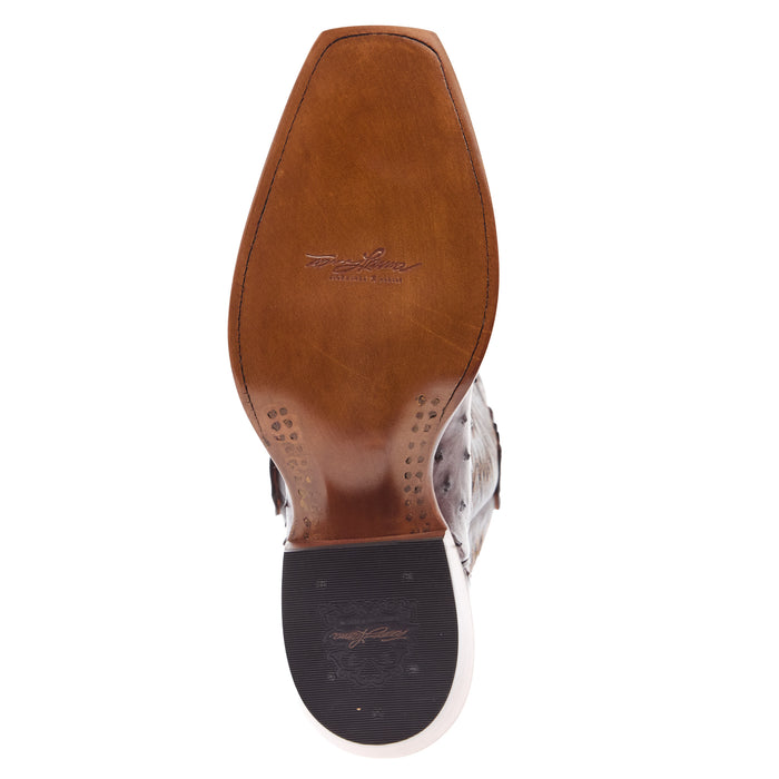 Tony Lama Men's Tobacco Full Quill Ostrich Tobacco Top