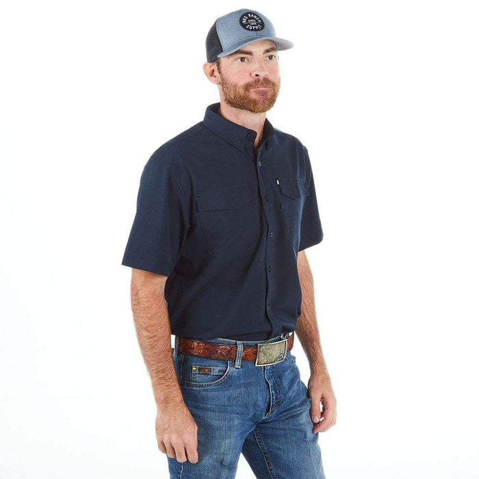 Sandhill Ranch Men's Midnight Navy Button Down Shirt