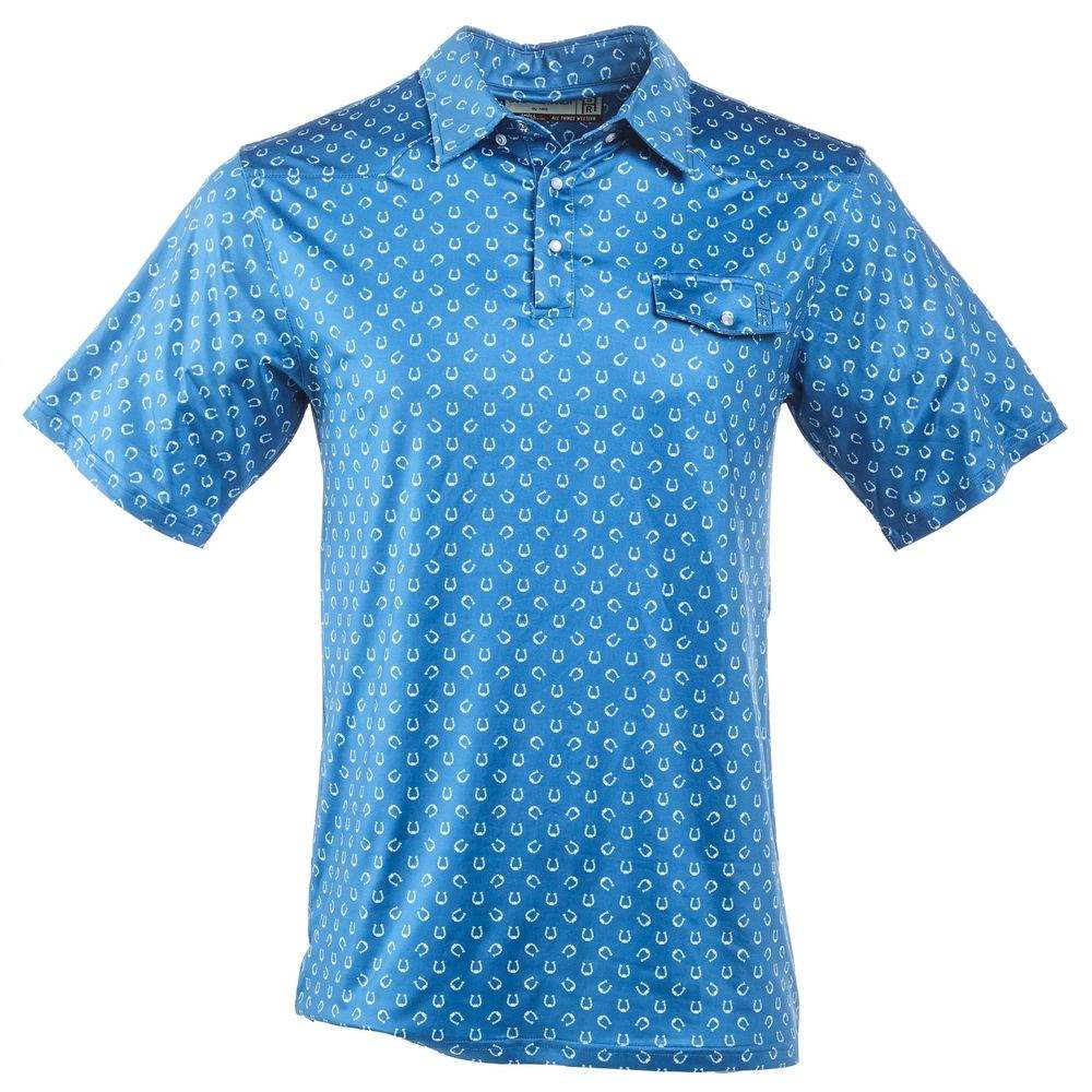 トップス ACTIVE CITY S/S SNAP POLO SHIRT Everyday Stretch Snap Polo
