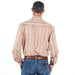Brandcowboy Sand Hill Ranch Men's Stripe Muted Brown Snap Shirt