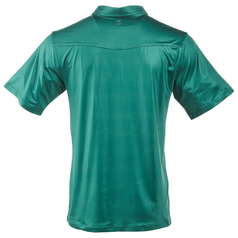 Sand Hill Ranch Men's Dark Green 1/4 Zip Polo