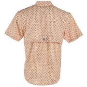 Sandhill Ranch Men's Short Sleeve Cactus Print Snap Shirt