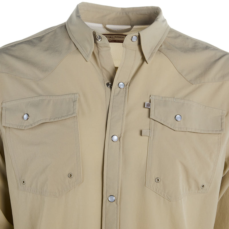 Sandhill Ranch Men's Cream Snap Shirt