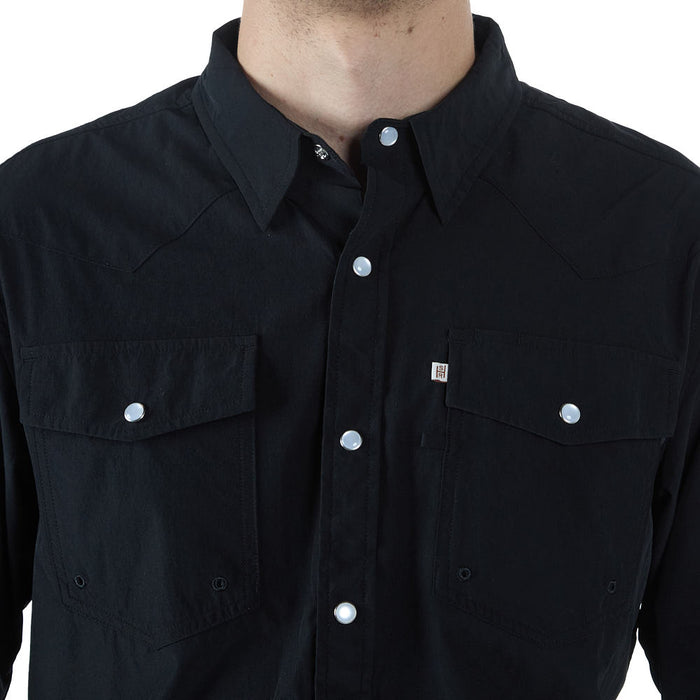 Sand Hill Ranch Men's Black Core Long Sleeve Snap Shirt
