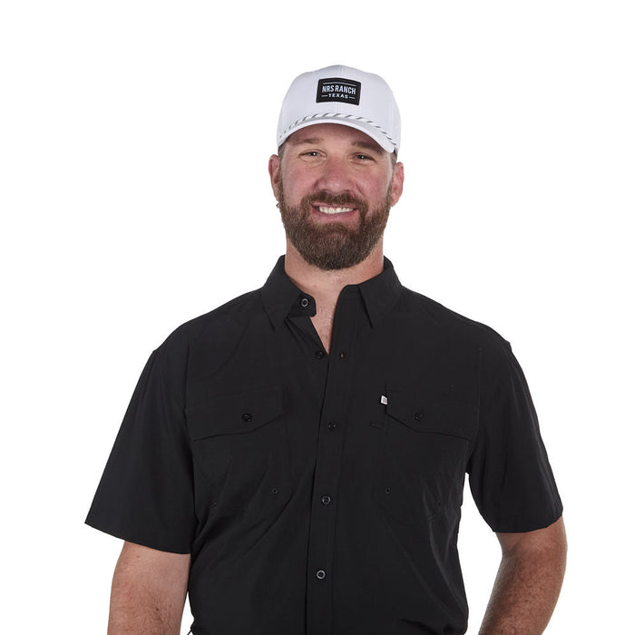 Sand Hill Ranch Men's Black Core Short Sleeve Snap Shirt