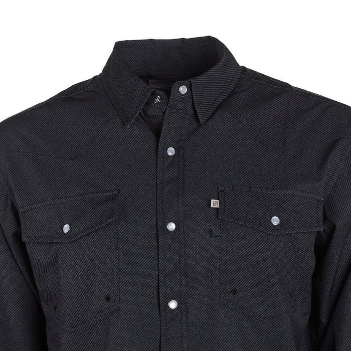 Sand Hill Ranch Men's Black Denim Long Sleeve Snap Shirt