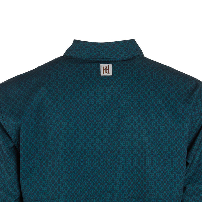 Sand Hill Ranch Men's Green Sunday Long Sleeve Snap Shirt