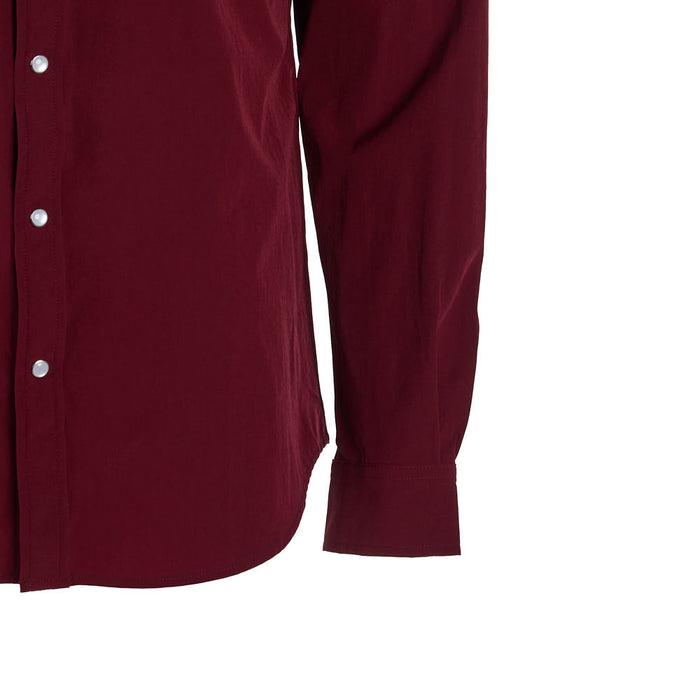 Sand Hill Ranch Men's Burgundy Long Sleeve Snap Shirt