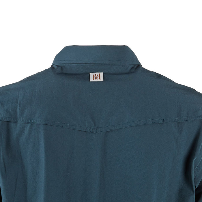 Sand Hill Ranch Men's Navy Long Sleeve Snap Shirt