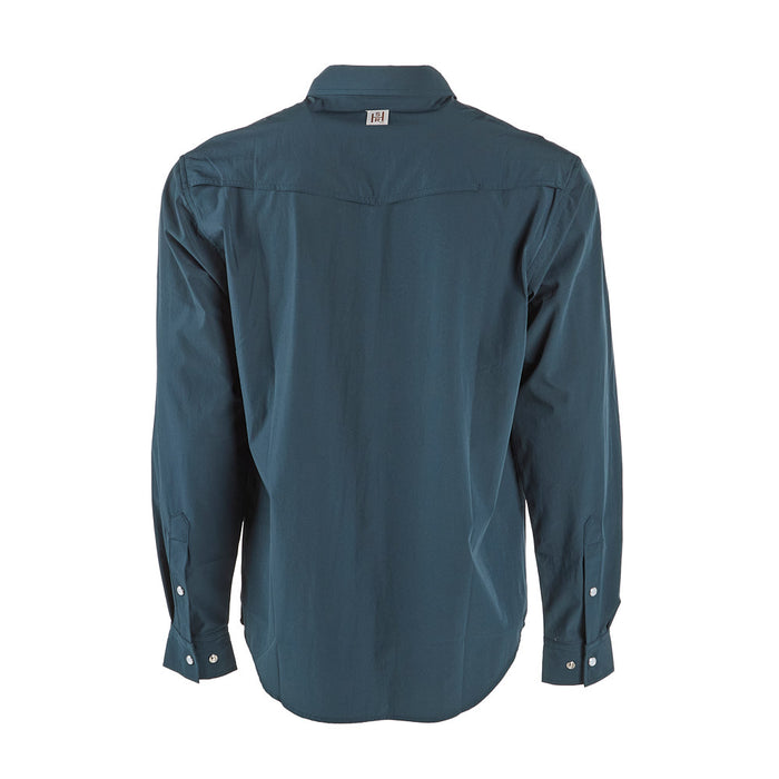 Sand Hill Ranch Men's Navy Long Sleeve Snap Shirt