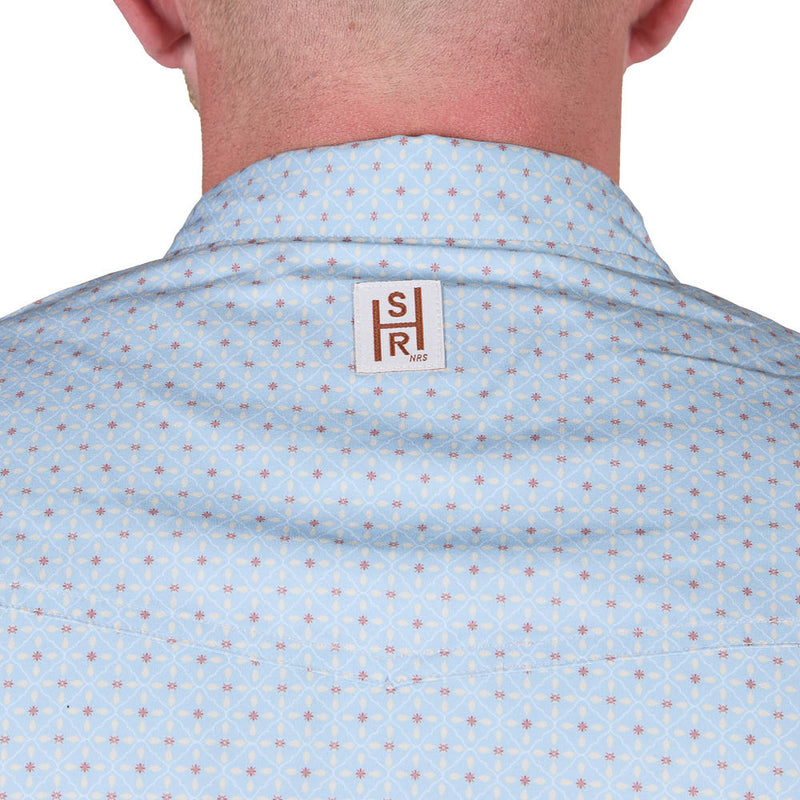 Sand Hill Ranch Men's Storm Ridge Mosaic Long Sleeve Snap Shirt