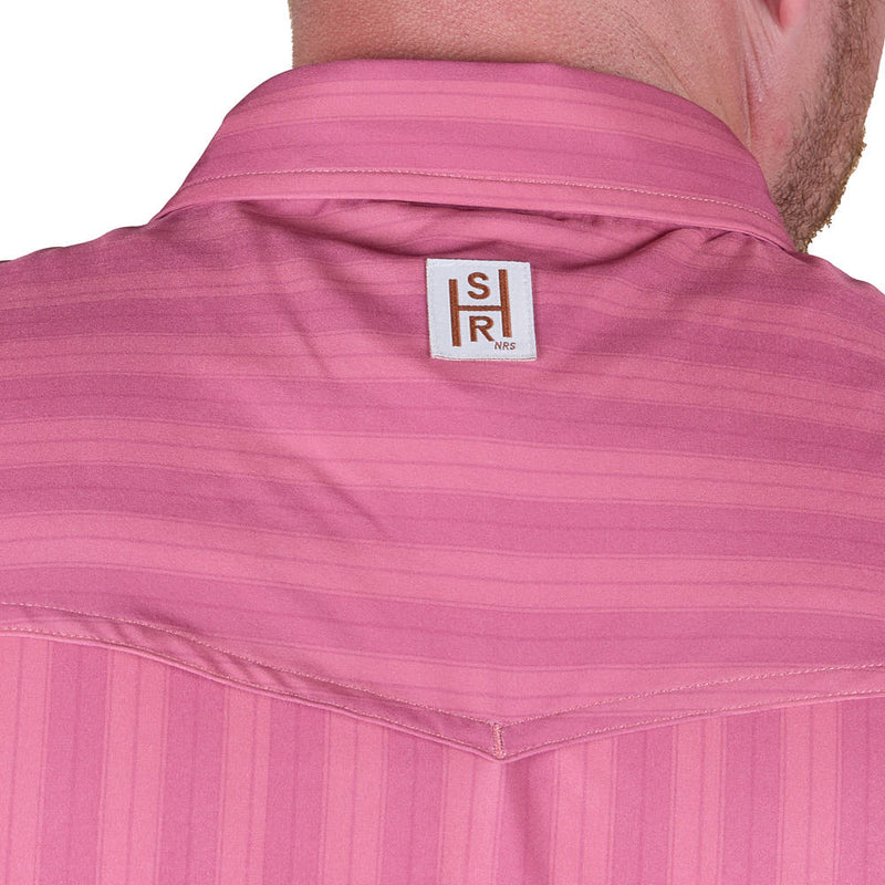 Sand Hill Ranch Men's Canyon Stripe Vented Long Sleeve Snap Shirt