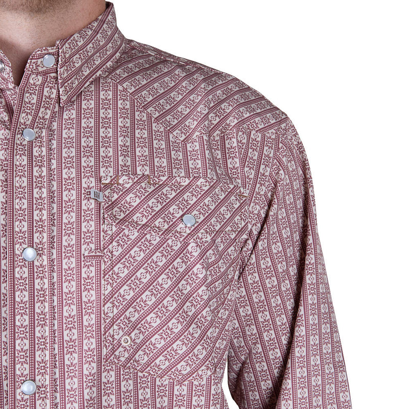 Sand Hill Ranch Men's Driftwood Long Sleeve Snap Shirt