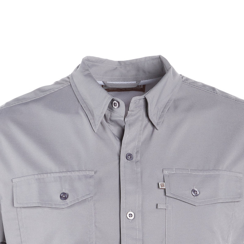Sand Hill Ranch Men's Grey Short Sleeve Waffle Shirt
