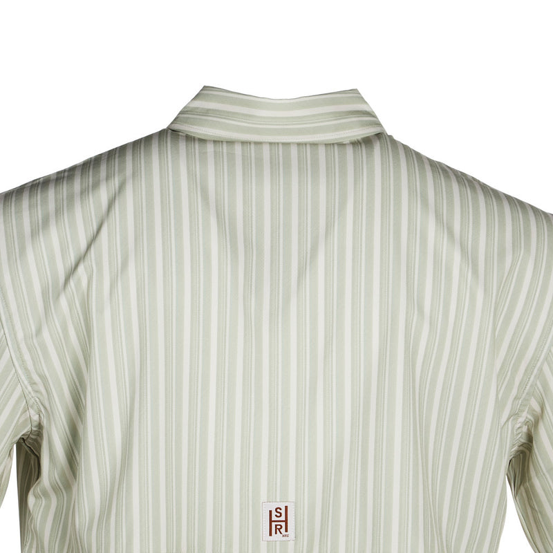 Sand Hill Ranch Men's Earth Tone Stripe Short Sleeve Snap Shirt