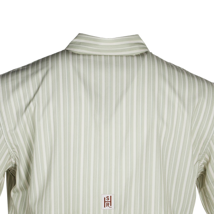 Sand Hill Ranch Men's Earth Tone Stripe Short Sleeve Snap Shirt