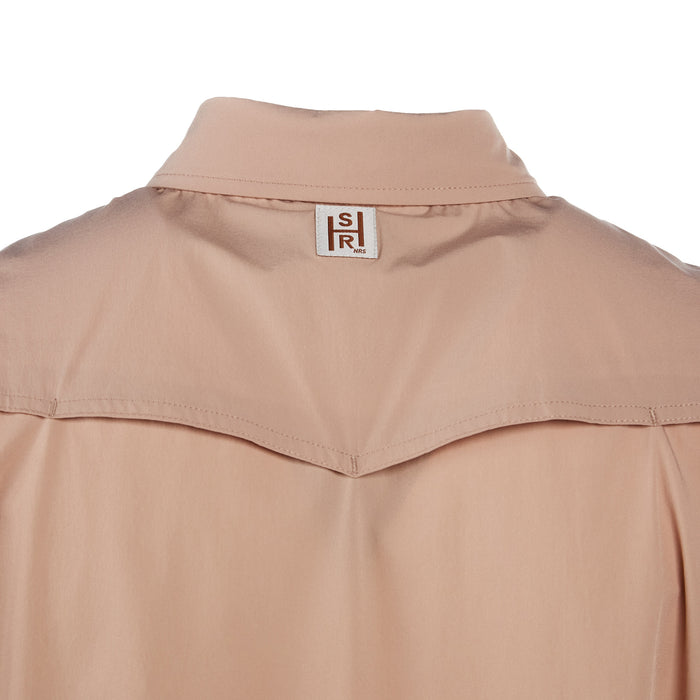 Brandcowboy Sandhill Ranch Men's Medium Tan Short Sleeve Pearl Snap Shirt