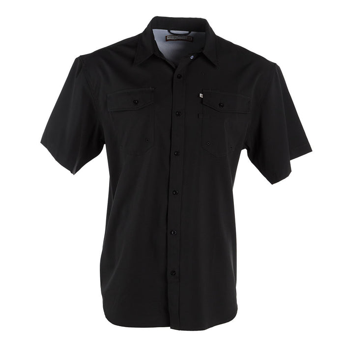 Brandcowboy Sandhill Ranch Black Short Sleeve Button Shirt