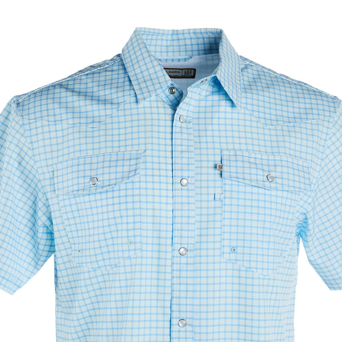 Brandcowboy Sandhill Ranch Trail Blazer Short Sleeve Snap Shirt